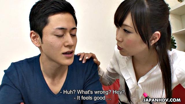 Kotone Amamiya Fucks Horny Student