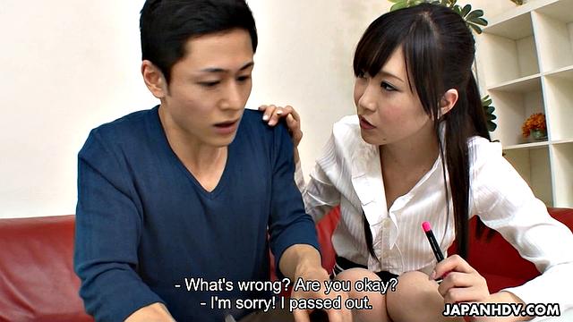 Kotone Amamiya Fucks Horny Student