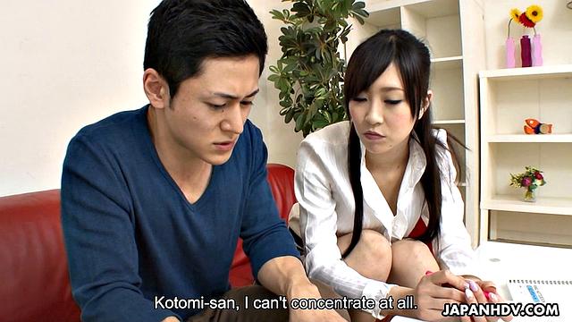 Kotone Amamiya Fucks Horny Student