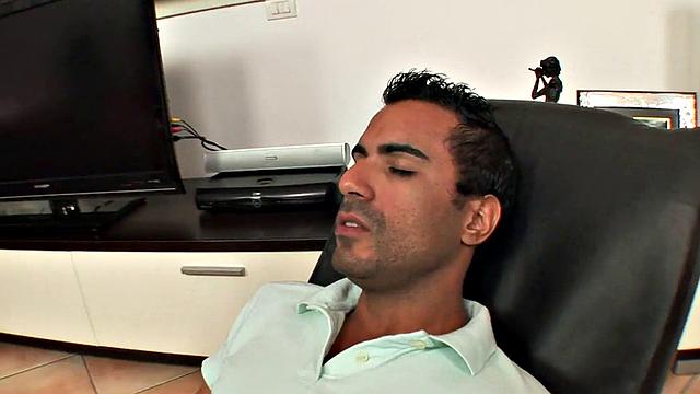 Busty trans beauty fucking before erotic switch