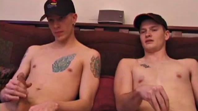 Shane hooks up with Lex Python, who is also straight, but curious. Shane and Lex work on themselves solo for a while, before curiosity gets the best of Lex. He reaches over and grabs Shane, even putting it in his mouth for a bit.