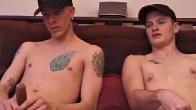 Shane hooks up with Lex Python, who is also straight, but curious. Shane and Lex work on themselves solo for a while, before curiosity gets the best of Lex. He reaches over and grabs Shane, even putting it in his mouth for a bit.