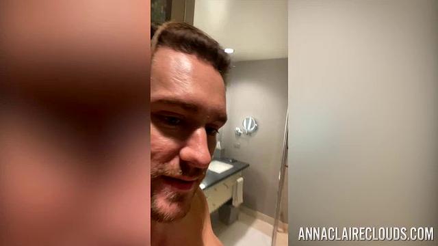Anna Claire Clouds and Sam Shock Shower Sex