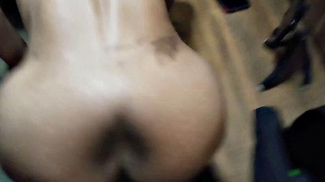 Texas ebony Thot gets naughty in the house - Scene 2