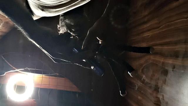 Texas ebony Thot gets naughty in the house - Scene 2