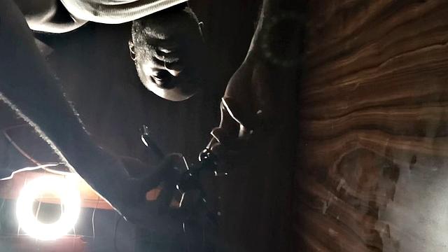 Texas ebony Thot gets naughty in the house - Scene 2