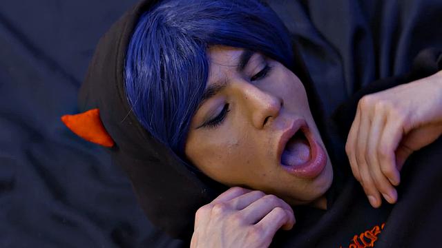 HETEROFLEXIBLE - Femboy Angel Santana's Perfect Ass Gets By Horny Hung Stud Ethan Chase