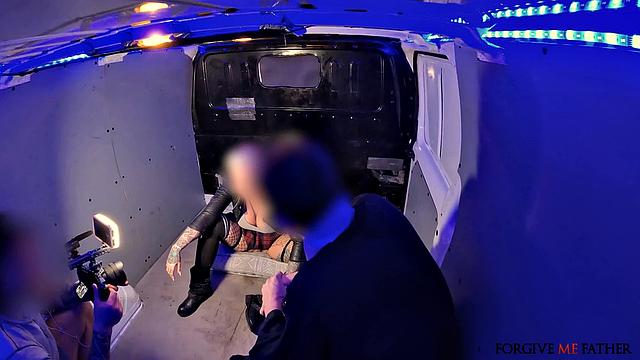 Big Tits Brit Blonde Gets Banged In a Van