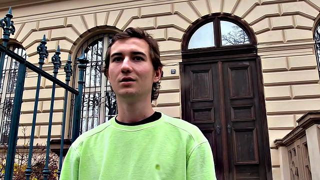 Straight euroguy agrees to go gay POV