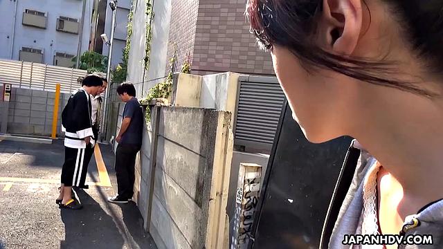 Sara Yurikawa's friend comes over and she helps him fuck for the first time