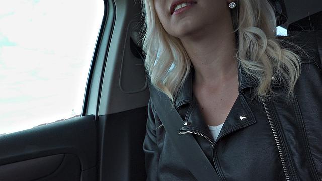 Badass blonde wears pink!