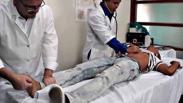 Cute and ticklish Asian boy Alex comes in for his weekly tickle therapy. Doctor Tickles and his sadistic assistant pin Alex down to the tickle table and administer a ticklish treatment that sends their patient into hysterics.