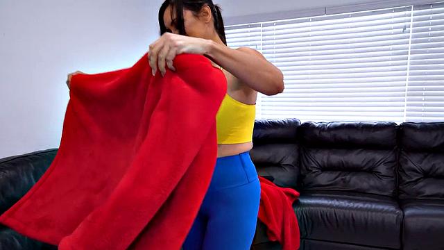 Raunchy maid POV fucked by boss after cleaning