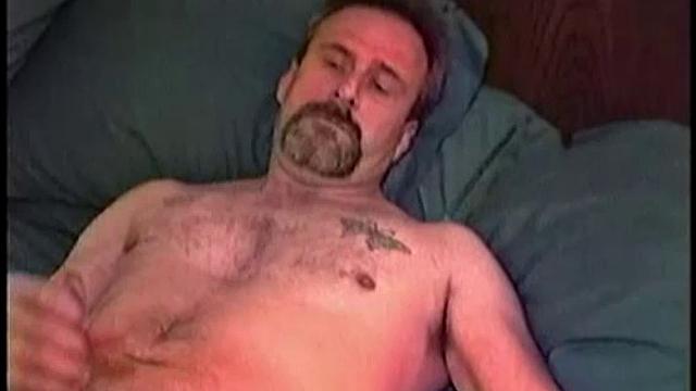 Brett is a rugged mountain man and entrepreneur, but I don't think he's playing with a full deck of cards. This handsome man loves to play with his pre-cum and he would have gone all day doing just that.