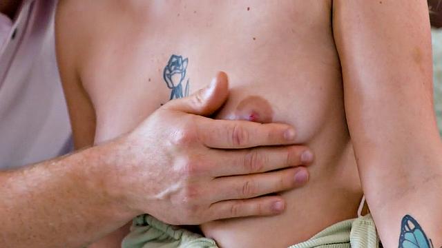 Hairy dirty slut gets smashed by big cock in wet pussy