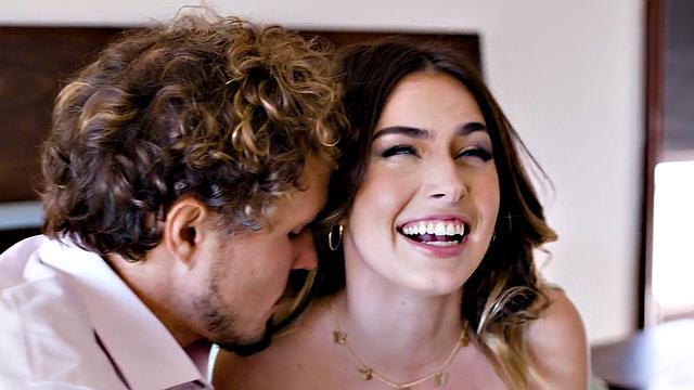 Hairy dirty slut gets smashed by big cock in wet pussy