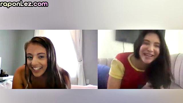 Anal toying bae masturbating on video call with GF