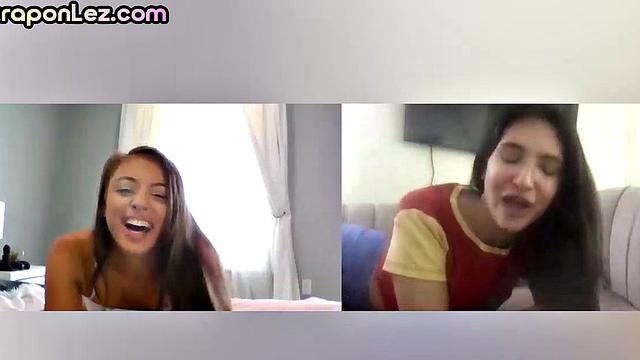 Anal toying bae masturbating on video call with GF