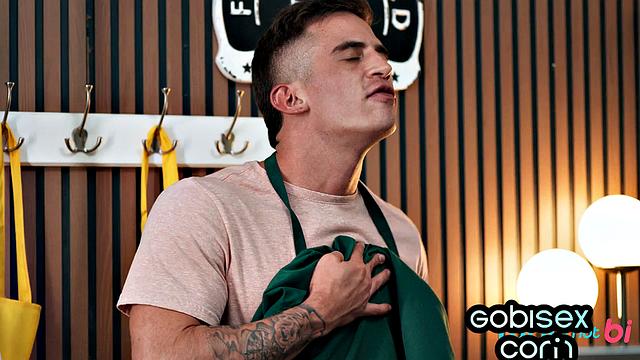 Big-titted beauty cocksucking Bisex guys