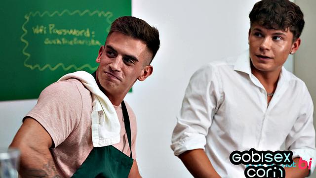 Big-titted beauty cocksucking Bisex guys