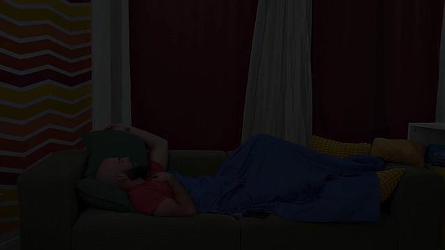 Inked babe in stockings riding lover's cock