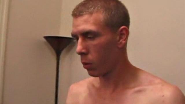 Eager to get himself off, Richard strips off his clothes and begins massaging his dick. After oozing some pre-cum he fingers his asshole and coaxes out a huge cum gusher.