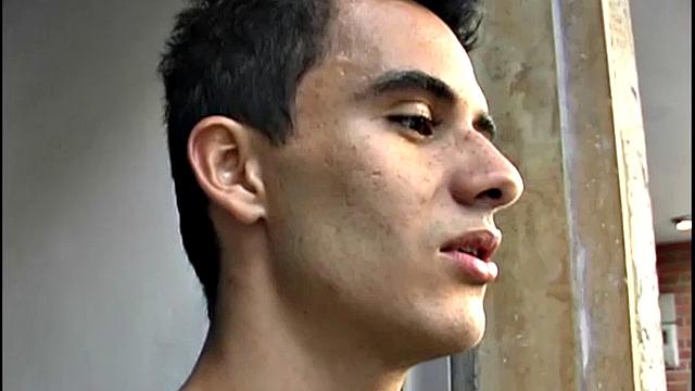 Ruben and Frank can't resist their lust for each other and it soon plays out on the sofa. It isn't long before these Latin twinks are half naked and sucking.