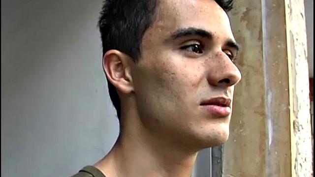 Ruben and Frank can't resist their lust for each other and it soon plays out on the sofa. It isn't long before these Latin twinks are half naked and sucking.