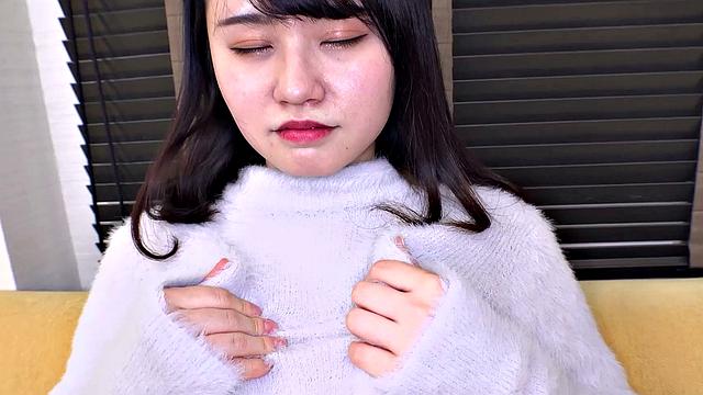 Japanese Rui Adachi is fucked in doggy style and loves it!