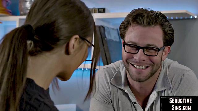 Bigass blonde MILF smashed by lover