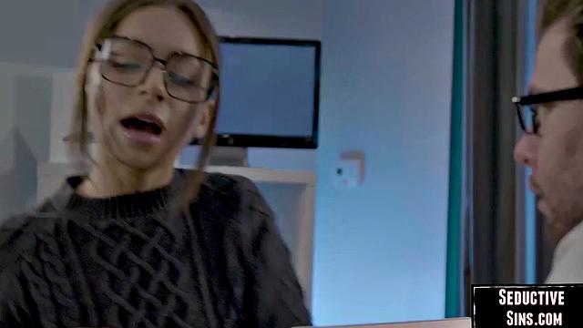 Bigass blonde MILF smashed by lover