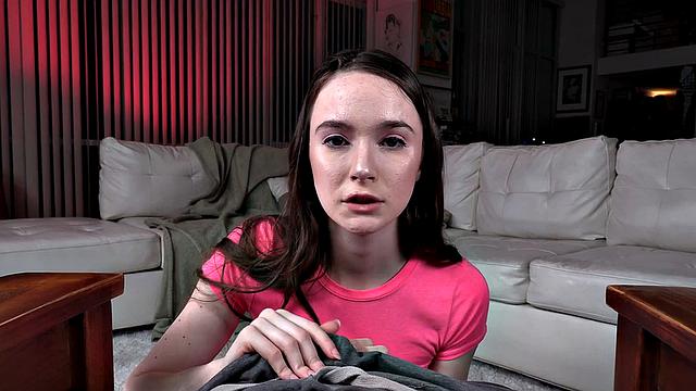 POV amateur blowjob and assfucking by busty babe