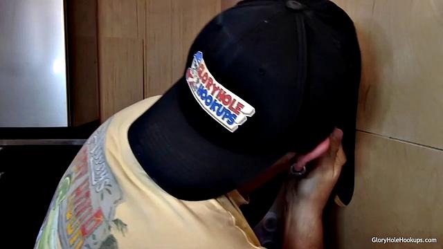Blowing Off A Construction Worker