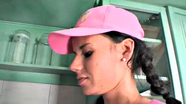 Cock ramming hairy pussied teen