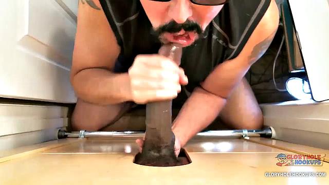 Monster Black Cock In Gloryhole