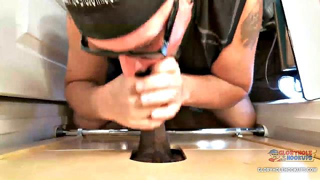 Monster Black Cock In Gloryhole