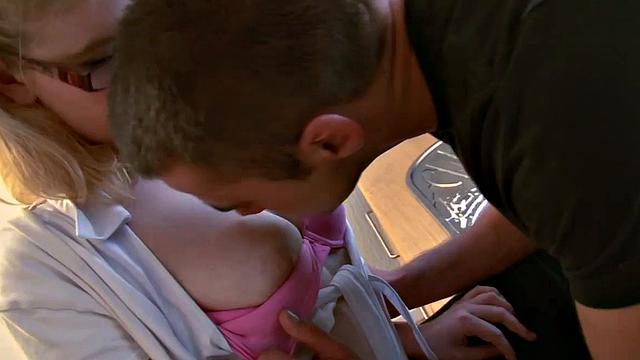 Shy English Babysitter Jessica Lowe Drilled