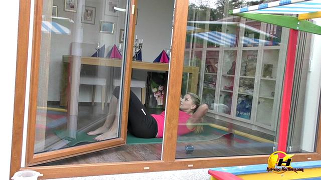 Guys Spy Me When I Do Morning Exercises