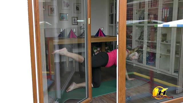 Guys Spy Me When I Do Morning Exercises