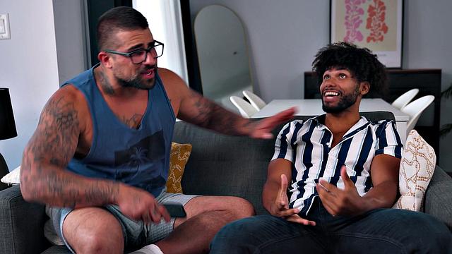 HETEROFLEXIBLE - Horny Straight Hunk Ryan Bones Uses Buddy's Bubble Butt As Cum Dump