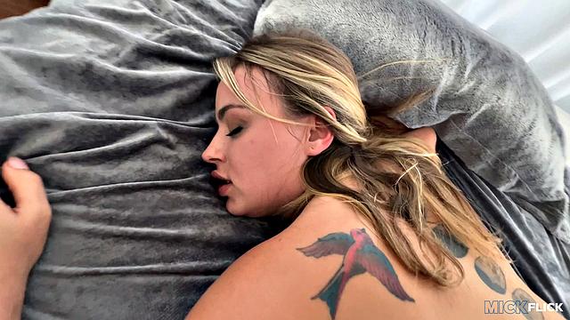 Anna Clair Clouds makes Mick Blue sweat harder than his gym membership