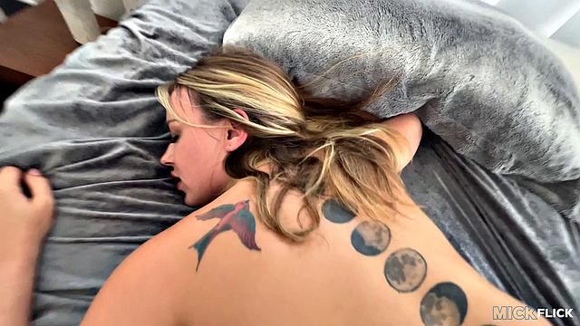 Anna Clair Clouds makes Mick Blue sweat harder than his gym membership