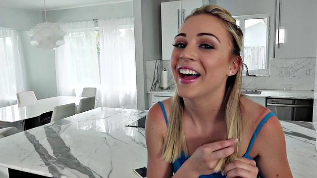 A ballerina give an epic throat job and get pounded from behind