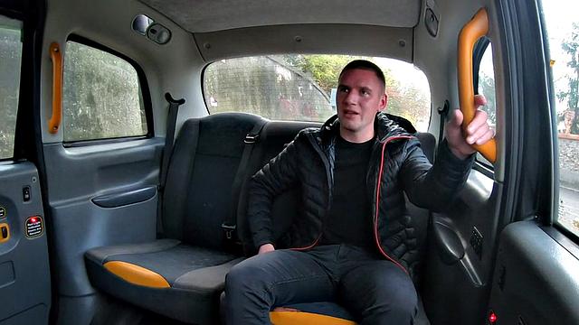 Busty lingerie-loving taxi driver ravaged