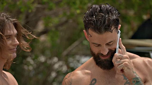 FalconStudios - Mega Hot Hunk Barebacks Long Jock After Surfing