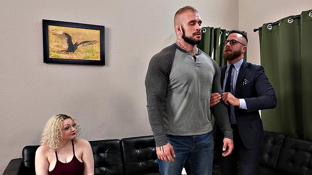 Straight buff subdued by gay doc