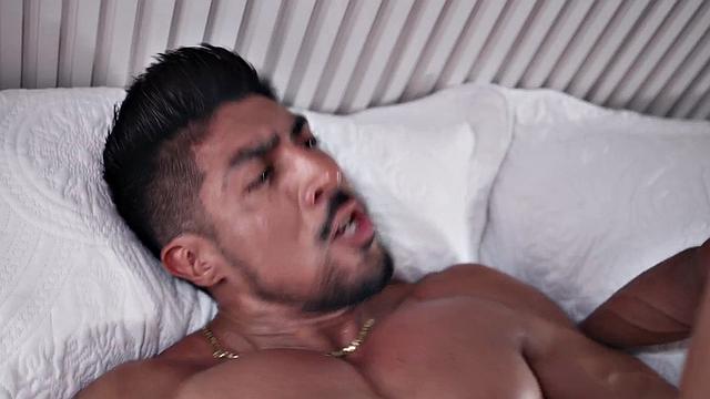 Athletic Latino stud gets fucked by his lover in hot affair