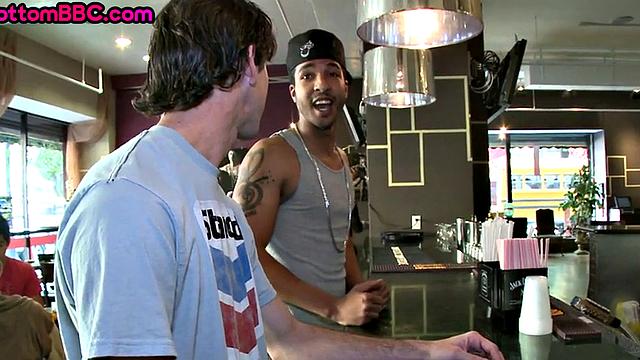 Real Nubian bottom assbanged in public for money