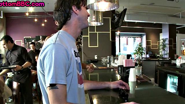 Real Nubian bottom assbanged in public for money