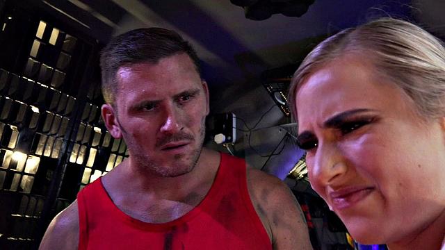 A tattooed caucasian take it from behind and get a hot facial